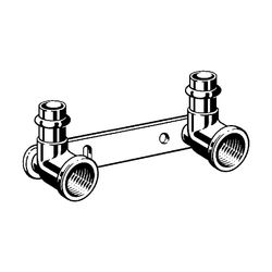 Viega Montageeinheit mit SC Sanpress 2222.2 in 15mmxRp1/2x100mmSiliziumbronze... VIEGA-308674 4015211308674 (Abb. 1)