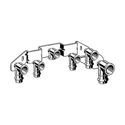 Viega Montageeinheit mit SC Sanpress 2229 in Rp1/2 Rotguss... VIEGA-309398 4015211309398 (Abb. 1)