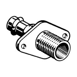 Viega Wanddurchführung mit SC Sanpress 2232.3 in 15mm x Rp1/2 x G3/4 x30mm Sibr... VIEGA-325060 4015211325060 (Abb. 1)