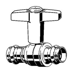 Viega Easytop XL Kugelhahn mit SC-Contur 2275LF, labs-frei, d. 42mm, Siliziumbronze... VIEGA-785000 4015211785000 (Abb. 1)