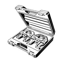 Viega PT2 Pressbackenset 2299.41 für Sanfix Fosta d. 50/63mm, 2 Pressbacken... VIEGA-612191 4015211612191 (Abb. 1)