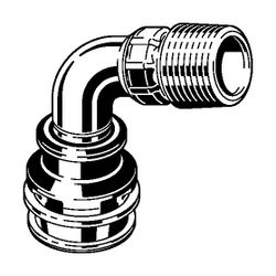 Viega Bogen 90 Grad mit SC Raxinox 4414 in 20mm x R1/2 Stahl nichtrostend... VIEGA-724153 4015211724153 (Abb. 1)