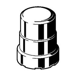 Viega Verschlusskappe mit SC Megapress G 4656 in 3/4 Zoll Stahl Zn-Ni besch.... VIEGA-739959 4015211739959 (Abb. 1)