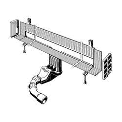 Viega Wandablauf Advantix Vario 4967.10 in 300-1200mm Kunststoff... VIEGA-736552 4015211736552 (Abb. 1)