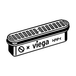 Viega Strahlregler 6161.249 in 42x7x13mm Kunststoff grau... VIEGA-734756 4015211734756 (Abb. 1)