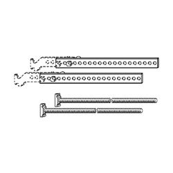 Viega Montageset 8010.5, Länge 210-400mm, Stahl verzinkt... VIEGA-297510 4015211297510 (Abb. 1)
