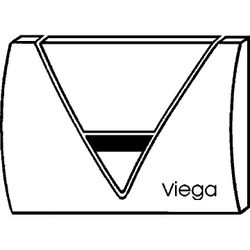 Viega Visign for Life 1 Abdeckplatte 8128.46, 150x135mm, Messing verchromt... VIEGA-495138 4015211495138 (Abb. 1)