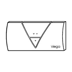 Viega Visign for Life 1 WC-Betätigungsplatte 8310.3, Weiß-Alpin... VIEGA-721886 4015211721886 (Abb. 1)