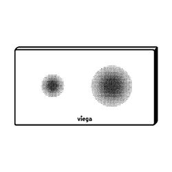 Viega Visign for Style WC-Betätigungsplatte 8315.11, Kunststoff, Schwarz... VIEGA-759070 4015211759070 (Abb. 1)