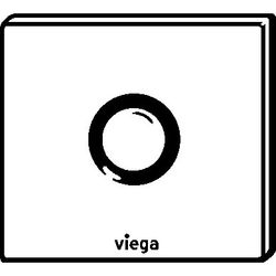 Viega Visign for Public Ausstattungsset 8326.55 für Urinal-Spülsystem, Edelstahl, Weiß-Al... VIEGA-735500 4015211735500 (Abb. 1)