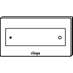 Viega Visign for Style 12 WC-Betätigungsplatte 8332.1, Kunststoff, Edelmatt... VIEGA-597276 4015211597276 (Abb. 1)