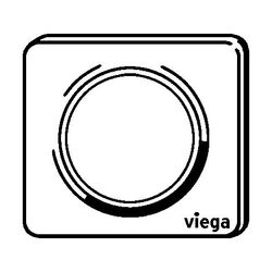 Viega Visign for Style 13 Fertigbauset 8333.2 für Urinal-Spülsystem, Kunststoff, Weiß-Alp... VIEGA-654771 4015211654771 (Abb. 1)