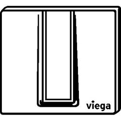 Viega Visign for Style 14 Fertigbauset 8334.2 für Urinal-Spülsystem, Kunststoff verchromt... VIEGA-654573 4015211654573 (Abb. 1)
