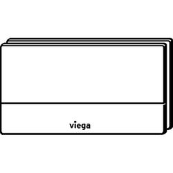 Viega Visign for More 101 WC-Betätigungsplatte 8351.1, Glas, Parasol/Schwarz... VIEGA-597429 4015211597429 (Abb. 1)