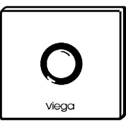 Viega Abdeckplatte 8351.8 in 150x140mm Aluminium edelstahlfarben... VIEGA-633356 4015211633356 (Abb. 1)