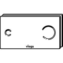 Viega WC Betätigungsplatte Visign for More 100 8352.1 in klar/grau... VIEGA-597481 4015211597481 (Abb. 1)