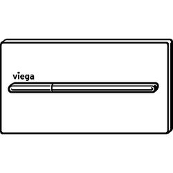 Viega Visign for More 104 WC-Betätigungsplatte 8354.1, Aluminium verchromt... VIEGA-598457 4015211598457 (Abb. 1)