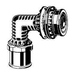 Viega Bogen 90 Grad SC Geopress K 9714.2 in 50mm x Rp1 1/2 Kunststoff... VIEGA-711078 4015211711078 (Abb. 1)