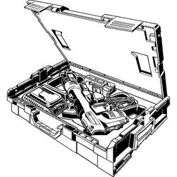 Viega Pressgun 6 Presswerkzeug 2295.4, Akku und Ladegerät 18V/2,5 Ah... VIEGA-790851 4015211790851 (Abb. 1)