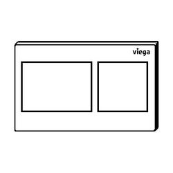 Viega Visign for Style 21 WC-Ausstellungsplatte für Prevista 8611.19, funktionslos, Kunst... VIEGA-808358 4015211808358 (Abb. 1)