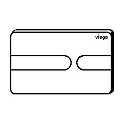 Viega Visign for Style 23 WC-Ausstellungsplatte für Prevista 8613.19, funktionslos, Kunst... VIEGA-808365 4015211808365 (Abb. 1)