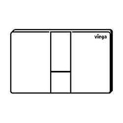 Viega Visign for Style 24 WC-Ausstellungsplatte für Prevista 8614.19, funktionslos, Kunst... VIEGA-808372 4015211808372 (Abb. 1)