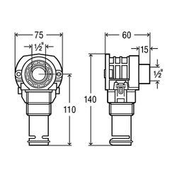 Viega Anschlussdose mit SC Sanfix P 2120.01 in 16mm x Rp1/2 Kunststoff... VIEGA-304249 4015211304249 (Abb. 1)