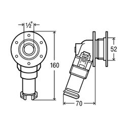 Viega Anschlussdose mit SC Sanfix P 2120.32 in 16mm x Rp1/2 Kunststoff... VIEGA-304386 4015211304386 (Abb. 1)