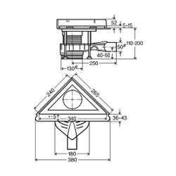 Viega Eckablauf 4972.80 in DN50 Edelstahl-Rostfrei... VIEGA-592363 4015211592363 (Abb. 1)