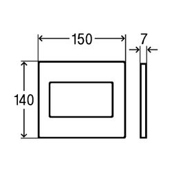 Viega Visign for Style 12 Urinal Fertigbauset 8332.2, Kunststoff, Edelstahlfarben... VIEGA-599287 4015211599287 (Abb. 1)