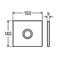 Viega Visign for More Ausstattungsset Metall/Glas 100 8351.65 für Urinal-Spülsystem, 230V... VIEGA-735616 4015211735616 (Abb. 1)