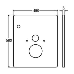 Viega Abdeckplatte 8356.8 aus Einschebensicherheitsglas... VIEGA-708962 4015211708962 (Abb. 1)