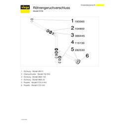 Viega Röhrengeruchverschluss 5729, G 1 1/4" x 32mm, Kunststoff, Weiß... VIEGA-606220 4015211606220 (Abb. 1)