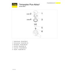 Viega Funktionseinheit 6960.1, 90x50mm, Kunststoff, Weiß... VIEGA-559991 4015211559991 (Abb. 1)