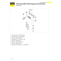Viega Röhrengeruchverschluss Raumschaffer 7850, G 1 1/2" x40mm, Kunststoff... VIEGA-104429 4015211104429 (Abb. 1)