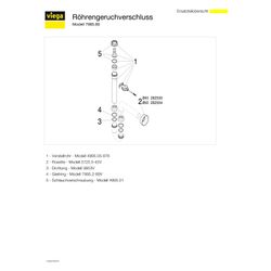Viega Röhrengeruchverschluss 7985.80, 50mm, Kunststoff, Weiß... VIEGA-102593 4015211102593 (Abb. 1)