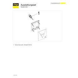 Viega Visign for Life 1 Fertigbauset 8128.7, verchromt... VIEGA-721916 4015211721916 (Abb. 1)
