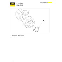 Viega Eckventil 8310.28, G 5/8" x G 3/8", Messing... VIEGA-407575 4015211407575 (Abb. 1)