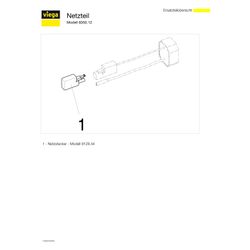 Viega Netzteil 8350.12, ab Baureihe 2015... VIEGA-731762 4015211731762 (Abb. 1)