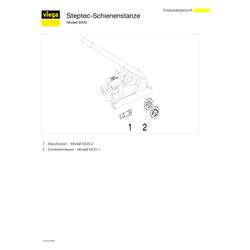 Viega Prevista Dry Plus Stanze 8420 zum Kürzen und Lochen, Stahl pulverbeschichtet, Rot... VIEGA-471866 4015211471866 (Abb. 1)