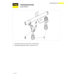 Viega Montageeinheit G2342S in R1 1/2x Rp1 1/2x (4,0m3) Stahl... VIEGA-618674 4015211618674 (Abb. 1)
