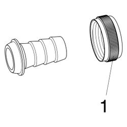 Viega Schlauchverschraubung 1812, konischdichtend, für ID-Schlauch 3/8", G 1/2", Messing... VIEGA-129323 4015211129323 (Abb. 1)