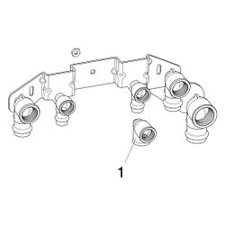 Viega Sanpress XL Montageeinheit mit SC-Contur 2229, Rp 1/2", Rotguss... VIEGA-309398 4015211309398 (Abb. 1)