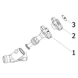 Viega Easytop XL Schrägsitzventil 2230.52, DN 32, d. 35mm x 1 1/4" Siliziumbronze... VIEGA-756703 4015211756703 (Abb. 1)