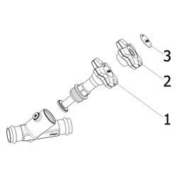 Viega Schrägsitzventil mit SC-Contur Easytop 2237.5, DN 25, d. 28mm, Rotguss... VIEGA-756895 4015211756895 (Abb. 1)