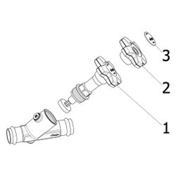 Viega Easytop XL KRV-Schrägsitzventil mit SC-Contur 2238.5, kombiniertes Freistromventil ... VIEGA-757243 4015211757243 (Abb. 1)