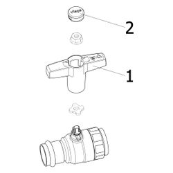 Viega Easytop XL Kugelhahn mit SC-Contur 2275.4, Rp 1/2" x d. 15mm, Siliziumbronze... VIEGA-746759 4015211746759 (Abb. 1)