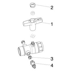 Viega Easytop XL Kugelhahn 2275.5, Rp 1/2", Siliziumbronze... VIEGA-746889 4015211746889 (Abb. 1)