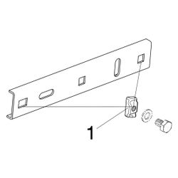 Viega Grundplatte mit SC-Contur Profipress G 26241 für Gas, 280x46mm, Stahl verzinkt... VIEGA-473723 4015211473723 (Abb. 1)