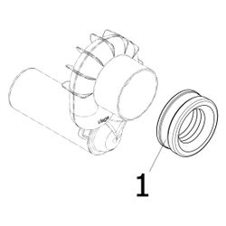 Viega Absaugeformstück 3233.9 für Urinal-​Becken, Ablauf waagerecht, Spülmenge 1-4l, d. 5... VIEGA-492465 4015211492465 (Abb. 1)